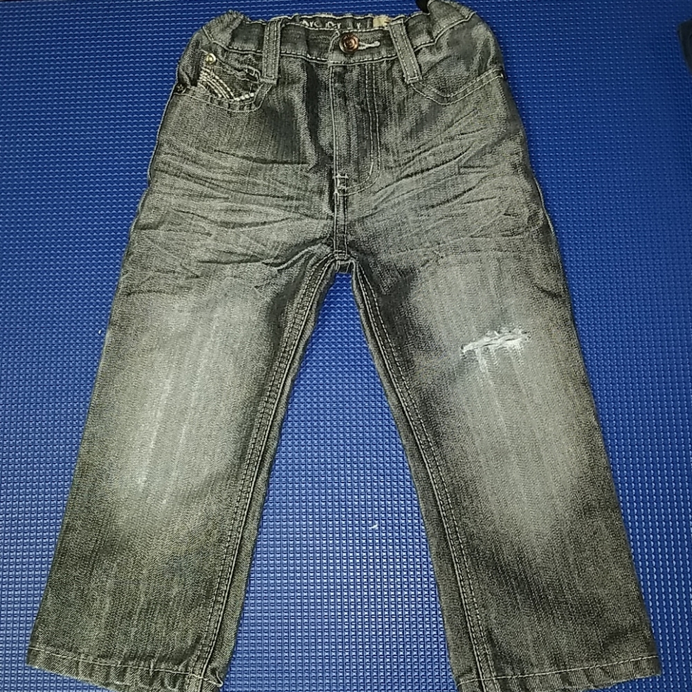 Toddler Old Skool distressed jean